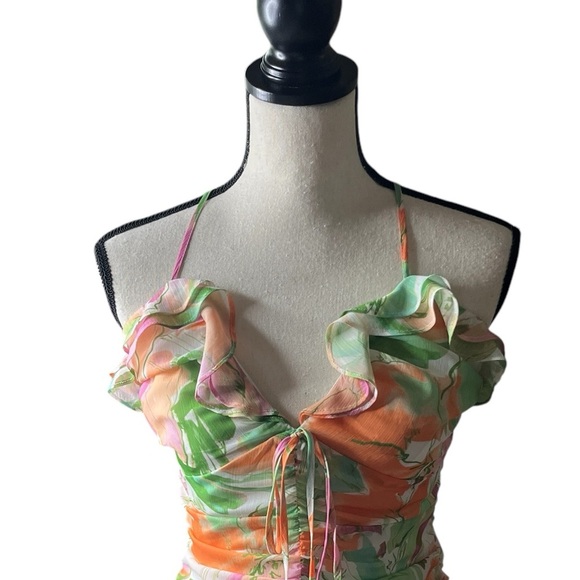 New Lost + Wander Painterly Love Mini Dress Floral Women's S | Summer Dress - Picture 4 of 16